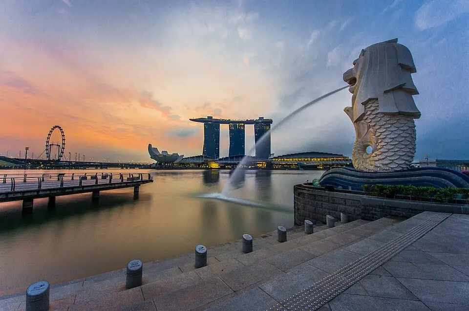 حديقة الميرليون Merlion Park حديقة الميرليون Merlion Park