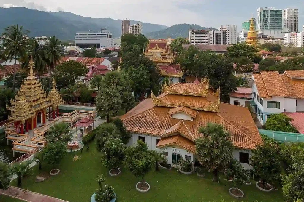 المعبد البورمي (Dhammikarama Burmese Temple المعبد البورمي (Dhammikarama Burmese Temple