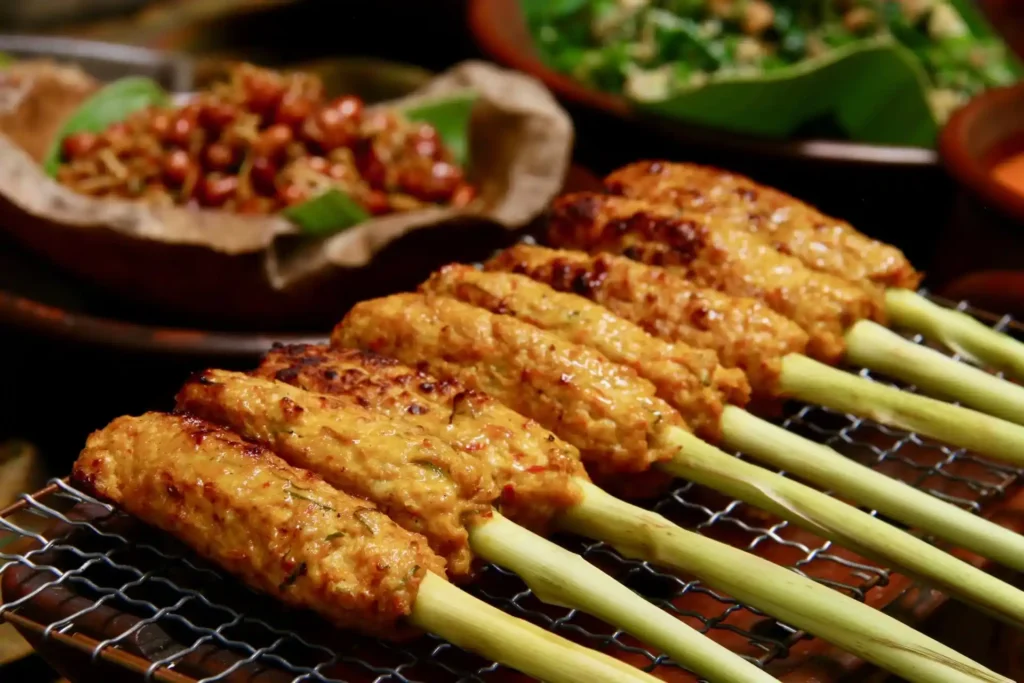 2. سيت ليليت (Sate Lilit) – الساتيه البالي الحلال