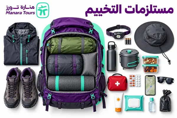 ما هي مستلزمات رحلات التخييم والمغامرات الخارجية؟